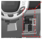 Renault Trafic II (2001-2014) - caixa de fusíveis