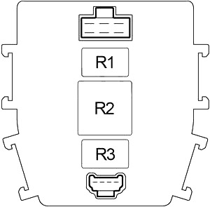 Infiniti Q45 (2002-2006) - caixa de fusíveis