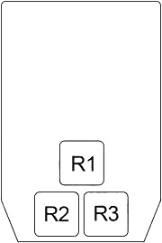 Infiniti Q45 (1997-2001) - caixa de fusíveis