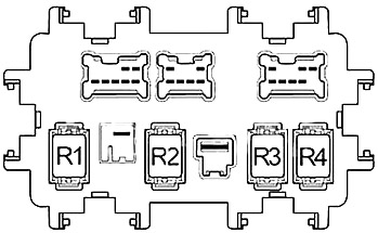 Infiniti QX56 (2010-2017) - caixa de fusíveis
