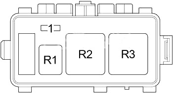 Lexus LS 460 (XF40) (2007-2012) - caixa de fusíveis