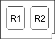Lexus CT200h A10 (2011-2017) - caixa de fusíveis
