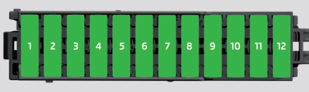 Seat Mii (2018-2019) - caixa de fusíveis