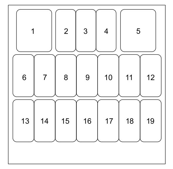 Mazda 5 (2018) - caixa de fusíveis