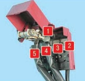 Nissan Tiida - caixa de fusíveis