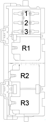 Dodge Charger (2005-2010) - caixa de fusíveis