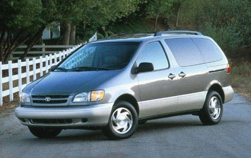 Toyota Sienna XL10 (1998-2000) - skrzynka bezpieczników