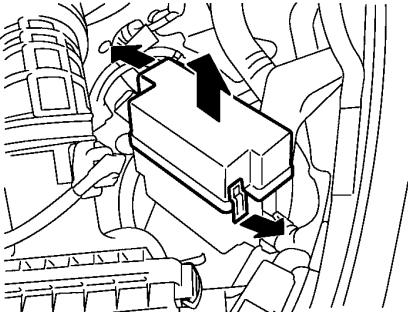 Infiniti M37 (2011-2018) - caixa de fusíveis e relé