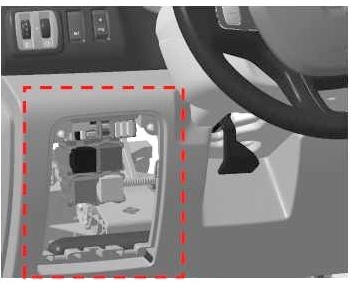 Renault Trafic III (2020-2022) - caixa de fusíveis.