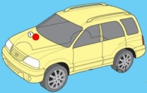 Suzuki Vitara (1998-2006) - caixa de fusíveis